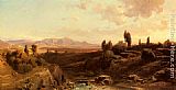Friedrich Bamberger Blick Uber Die Sierra Nevada painting